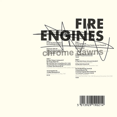Fire Engines - Chrome Dawns 2xLP