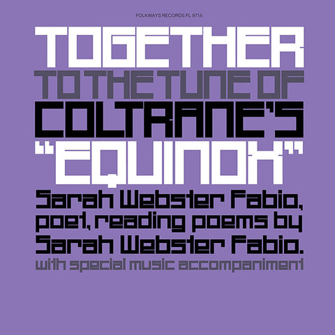 Sarah Webster Fabio - Together to the Tune of Coltrane's Equinox LP