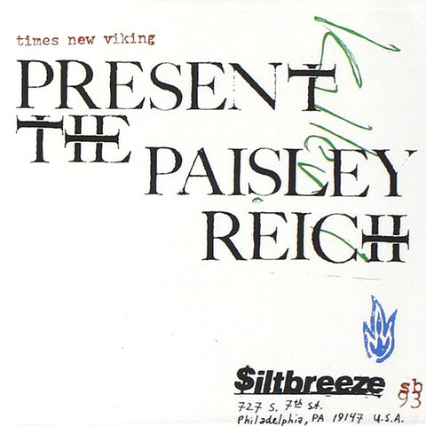 Times New Viking - Paisley Reich LP