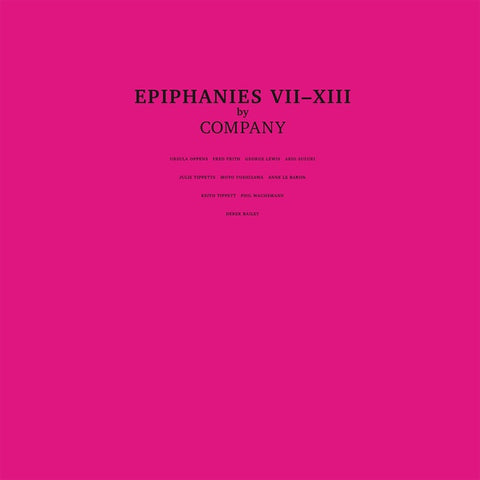 Company - Epiphanies VII-XIII 3xLP