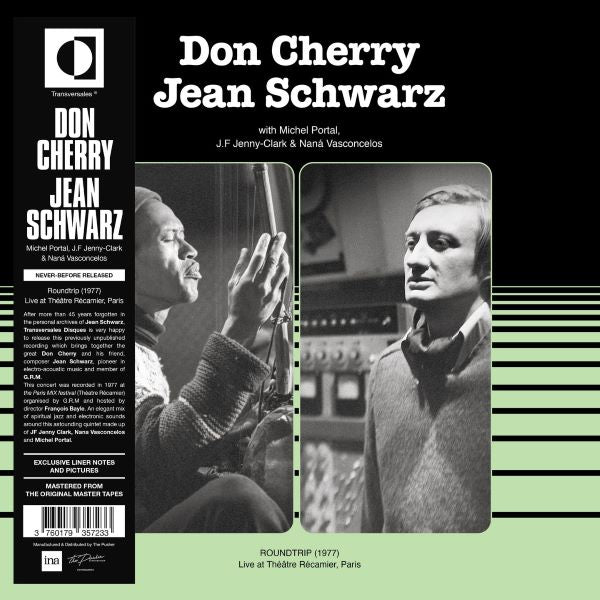 Don Cherry & Jean Schwarz - Roundtrip: Live at Theatre Recamier, Paris 1977 LP
