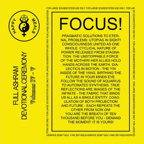 Happy Meals - Full Ashram Devotional Ceremony Volumes IV-VI LP
