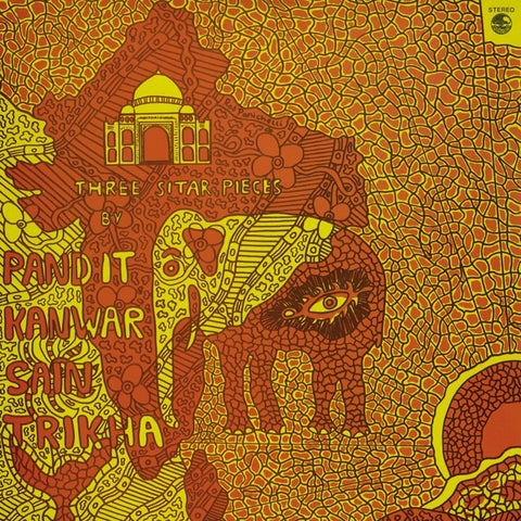 Pandit Kanwar Sain Trikha - Three Sitar Pieces LP