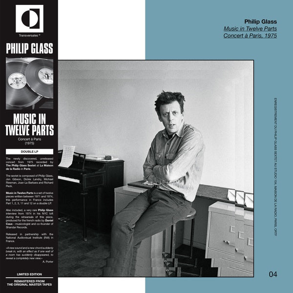 Philip Glass - Music In Twelve Parts (Live In Paris, 1975) 2xLP