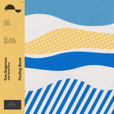 Tom Rogerson with Brian Eno - Finding Shore (Opaque Blue Vinyl) LP