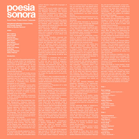 Various - Poesia Sonora LP